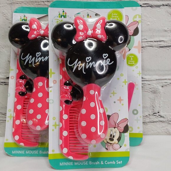 SAFETY 1ST MINNIE MOUSE BRUSH, COMB, NAIL CLIPPERS & FILES 6-PIECE BABY HYGIENE - Picture 7 of 16